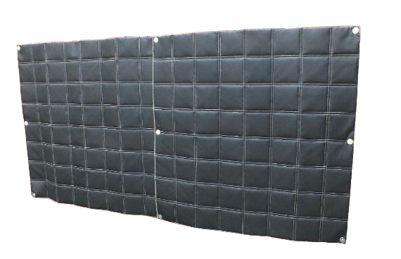 2 AMI-GUARD quilt hung together with magnets